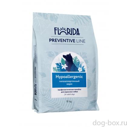 Florida Preventive Line Hypoallergenic Сухой корм для собак при пищевой аллергии, 18кг-0
