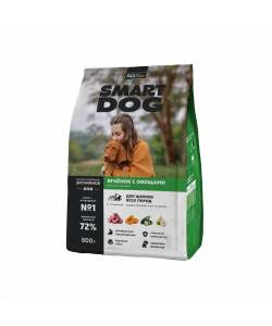 Сухой корм для щенков всех пород с ягненком, for puppies all breeds with lamb, 0.8кг