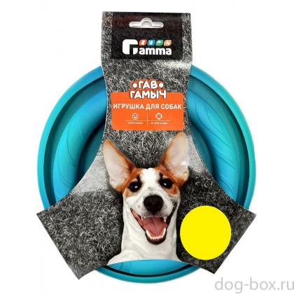 ГАВ ГАМЫЧ Набор игрушек для собак Летающий диск 22см и кольцо 18см-0