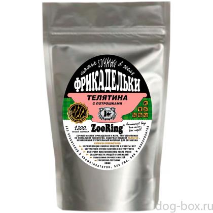 Консервы для собак фрикадельки в желе телятина с потрошками, 1200г-0