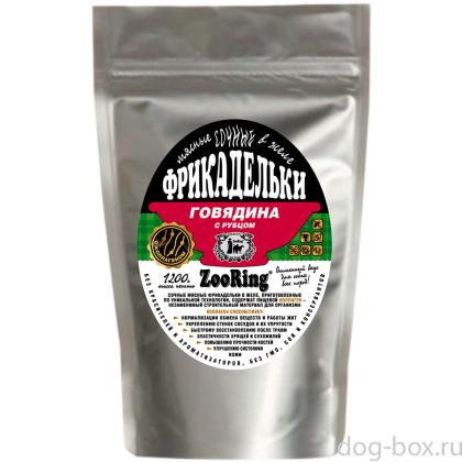 Консервы для собак фрикадельки в желе говядина с рубцом, 1200г-0