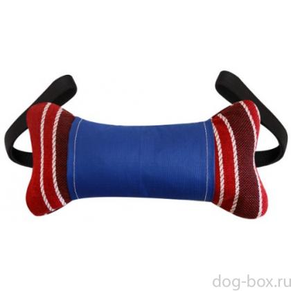 Игрушка для собак кость с 2-мя ручками (текстиль) 20 см-0