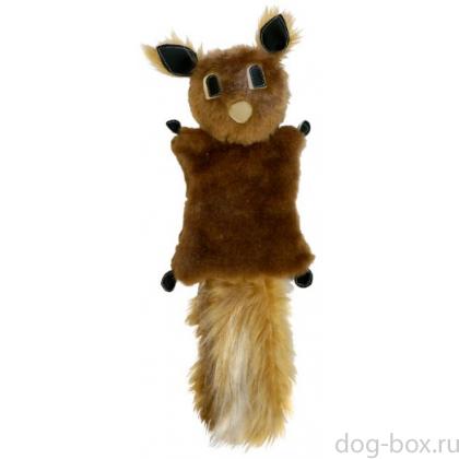 Игрушка для собак белка шуршащая (искусственный мех) 18*25 см.-0