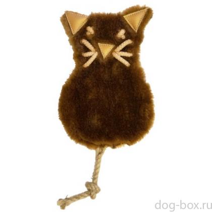 Игрушка для собак кошка шуршащая (искусственный мех)-0