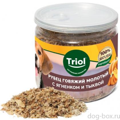 Аппетитная "приправа" для собак из говяжьего рубца с ягненком и тыквой-0