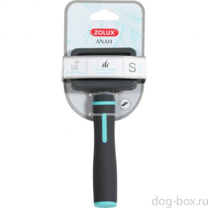 Щетка-пуходерка для собак малая, S, 7,3*3,5*17,8см-0