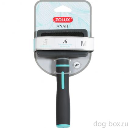 Щетка-пуходерка для собак средняя, М, 9,5*3,5*18,3см-0