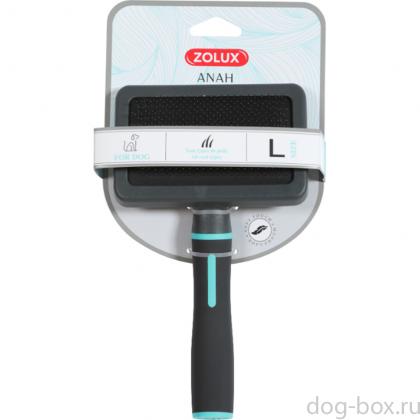 Щетка-пуходерка для собак большая, L, 12*4*20,8см-0