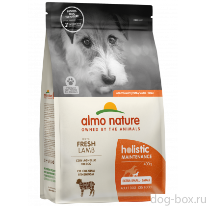 Сухой корм для взрослых собак малых пород со свежим ягненком и коричневым рисом, Life Maintenance, Small Breed, Fresh Lamb, 0.4кг-0
