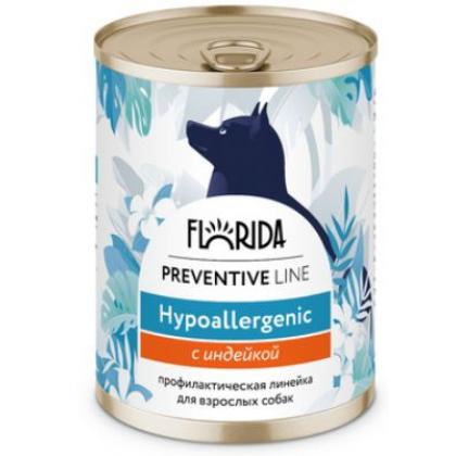 Preventive Line консервы Hypoallergenic для собак "Гипоаллергенные" с индейкой-1