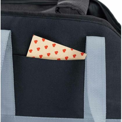 Сумка-переноска "Джойс" с карманом 18*35*h23см, черная-3