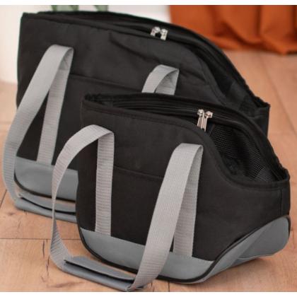 Сумка-переноска "Джойс" с карманом 18*35*h23см, черная-2