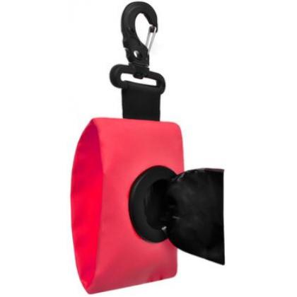 Холдер для гигиенических пакетов для уборки за собакой, розовый 7,5*11,5см-1