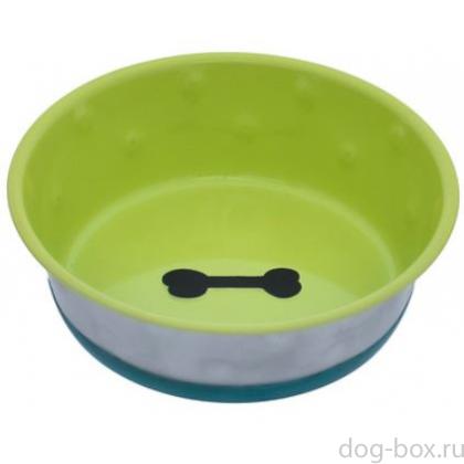 Нескользящая миска "Хади", салатовая, 950 мл-0