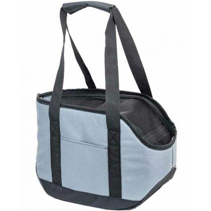 Сумка-переноска "Джойс" с карманом 20*41*h27см, серая-1