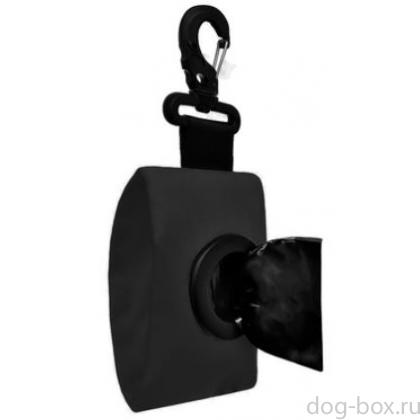 Холдер для гигиенических пакетов для уборки за собакой, черный 7,5*11,5см-0