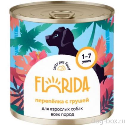 Консервы для собак "Перепёлка с грушей"-0