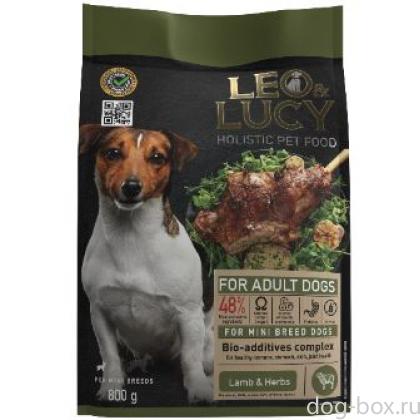 Сухой холистик корм для собак мини пород с ягненком, травами и биодобавками-0