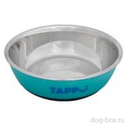 Глубокая нескользящая миска, зеленая, 875 мл-0