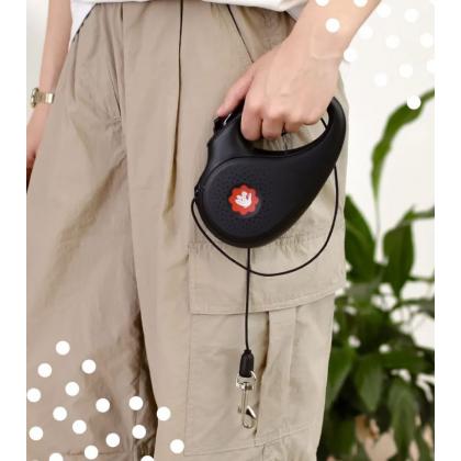 Рулетка-трос "Анкуан" для собак до 20кг, 5м, чёрная-2