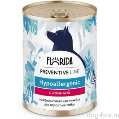 Preventive Line консервы Hypoallergenic для собак "Гипоаллергенные" с кониной-0