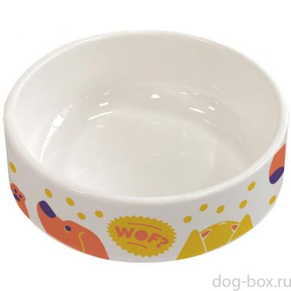 Керамическая миска 350мл, 12,5*4*7см-0