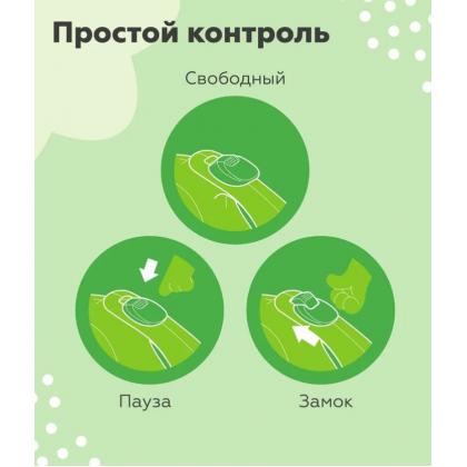 Рулетка-ремень "Лиан" для собак до 50кг, 5м, зелёная-2