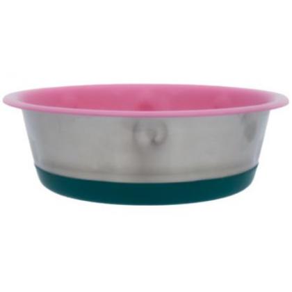 Нескользящая миска "Панджа", розовая, 480 мл-1