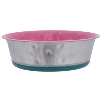 Нескользящая миска "Хади", розовая, 1900 мл-1