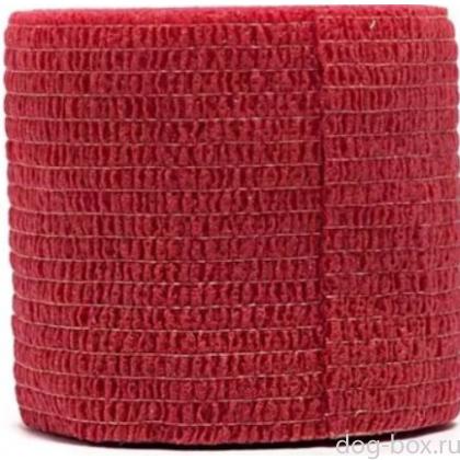 Бинт самофиксирующийся VETЗАБОТА 5см х 4,5м, красный-0
