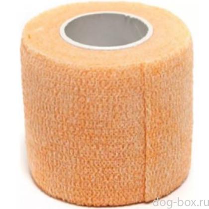 Бинт самофиксирующийся VETЗАБОТА 5см х 4,5м, оранжевый-0