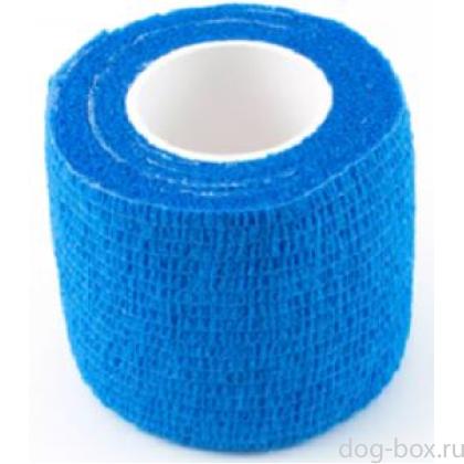 Бинт самофиксирующийся VETЗАБОТА 5см х 4,5м, синий-0