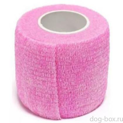 Бинт самофиксирующийся VETЗАБОТА 5см х 4,5м, розовый-0