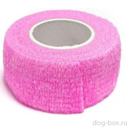 Бинт самофиксирующийся VETЗАБОТА 2,5см х 4,5м, розовый-0