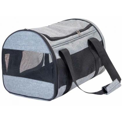 Сумка-переноска каркасная складная 44*28*h28см (катионик) серая-1