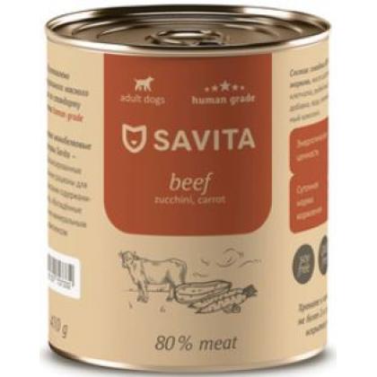 Консервы для собак «Говядина с кабачком и морковью»-1