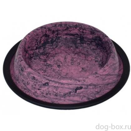 Миска с нескользящим покрытием "Катора", розовый гранит, 475мл-0