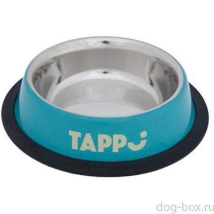 Металлическая миска с резинкой, зеленая, 475 мл-0