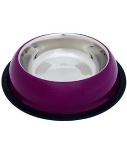 Миска с нескользящим покрытием "Кута", фиолетовая, 235мл