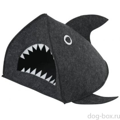 Домик для животных ECO "Акула", войлок, 42*47*35см-0