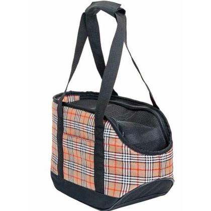 Сумка-переноска "Джойс" с карманом 20*41*h27см, клетчатая-2
