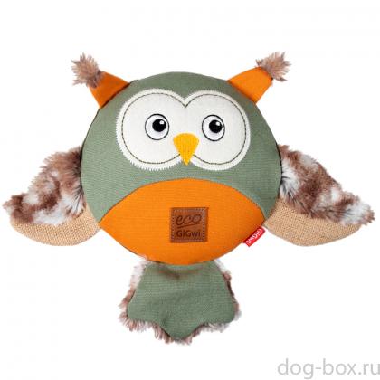 Игрушка для собак Сова с большой пищалкой 31 см, серия CATCH & FETCH ECO (85014)-0