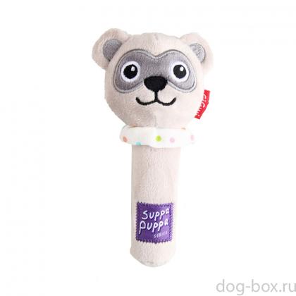 Игрушка для маленьких собак Мишка с пищалкой 15 см, серия SUPPA PUPPA (85022)-0