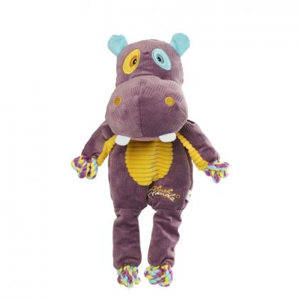 Игрушка для собак Бегемот с веревкой 34см, серия PLUSH FRIENDZ (85066)-2
