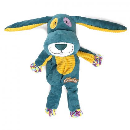 Игрушка для собак Заяц с веревкой 33см, серия PLUSH FRIENDZ (85067)-2