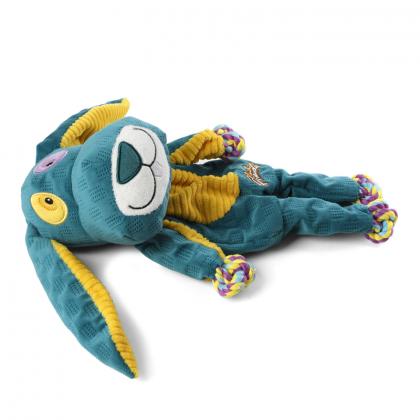 Игрушка для собак Заяц с веревкой 33см, серия PLUSH FRIENDZ (85067)-3