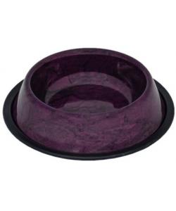 Миска с нескользящим покрытием "Катора", фиолетовый гранит, 710мл