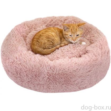 Лежак мягкий "Фьёрн" 65*65*19см, розовый-0