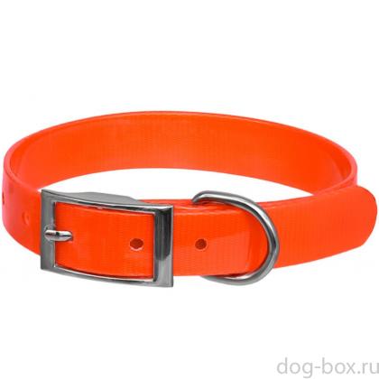 Ошейник "Дельта" из биотана, размер L, 2*30-40см, оранжевый-0