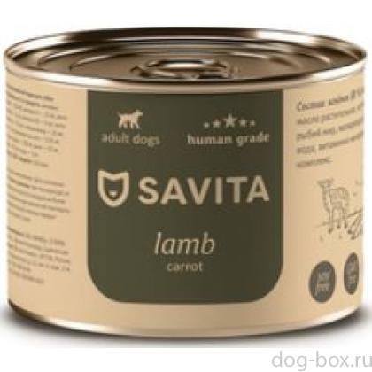 Консервы для собак «Ягненок с морковью»-0